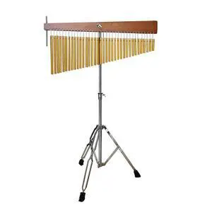 36 Note Adjustable Height Wind Chime Single-row Percussion Chime with Collapsible Tripod Stand Bar Chime for Class Yoga Gold 36 Note Adjustable Height Wind Chime Single-row Percussion Chime with Collapsible Tripod Stand Bar Chime for Class Yoga Gold
