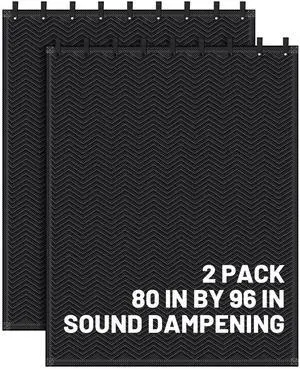 2 Pcs Sound Dampening Blanket Soundproof Blanket Grommeted General Indoor or Outdoor Use(80 x 96 Inches) 2 Pcs Sound Dampening Blanket Soundproof Blanket Grommeted General Indoor or Outdoor Use(80 x 96 Inches)
