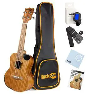 Premium Concert Ukulele Kit with Tuner, Gig Bag, Strap, Picks & Spare Strings Premium Concert Ukulele Kit with Tuner, Gig Bag, Strap, Picks & Spare Strings