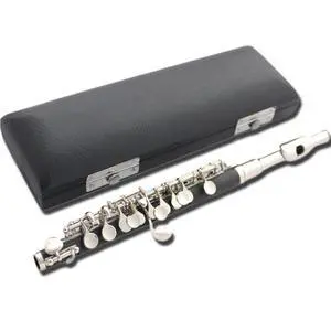 C-key Bakelite White Copper Tube And Silver-plated Professional Band Plays Piccolo Instruments, With Luggage And Maintenance Set C-key Bakelite White Copper Tube And Silver-plated Professional Band Plays Piccolo Instruments, With Luggage And Maintenance Set
