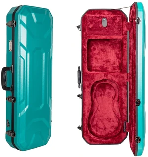Oblong Case fits 4/4 Full-Size Violin, Includes Interior Compartment, 2 Bow Holders, Security Lock, and Detachable Straps-Mint Blue (CRA860VFMB-R) Oblong Case fits 4/4 Full-Size Violin, Includes Interior Compartment, 2 Bow Holders, Security Lock, and Detachable Straps-Mint Blue (CRA860VFMB-R)