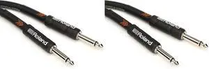 Black Series Instrument Cable, Straight/Straight 1/4-Inch Jack, 10-Feet (Pack of 2) Black Series Instrument Cable, Straight/Straight 1/4-Inch Jack, 10-Feet (Pack of 2)