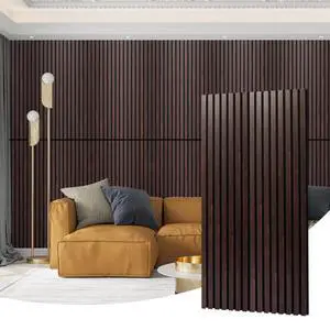 Soundproof Wood Slat Wall Panel, 2 Pack | 3D Soundproof Wall Panels, Large Acoustic Panels, for Interior Ceiling, Wall Decor Noise Reduction, 48.03 x 23.82 x 0.83 Inch Soundproof Wood Slat Wall Panel, 2 Pack | 3D Soundproof Wall Panels, Large Acoustic Panels, for Interior Ceiling, Wall Decor Noise Reduction, 48.03 x 23.82 x 0.83 Inch