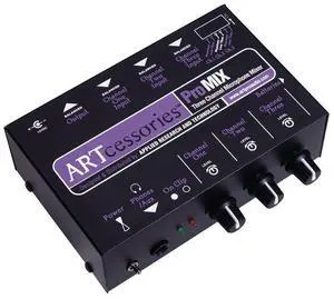 ProMIX Three Channel Microphone Mono Mixer ProMIX Three Channel Microphone Mono Mixer