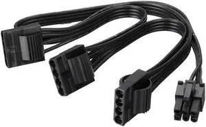 6Pin Male 1 to 3 IDE Female Power Splitter Cable, Molex 4Pin Port Multiplier Extension Power Supply Adapter Cord 6Pin Male 1 to 3 IDE Female Power Splitter Cable, Molex 4Pin Port Multiplier Extension Power Supply Adapter Cord