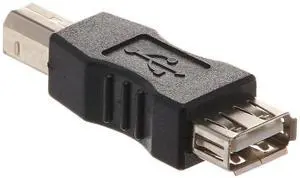 5 Pack USB 2.0 Gender Changer Adapter, USB A Female to USB B Male Printer Converter Connector 5 Pack USB 2.0 Gender Changer Adapter, USB A Female to USB B Male Printer Converter Connector
