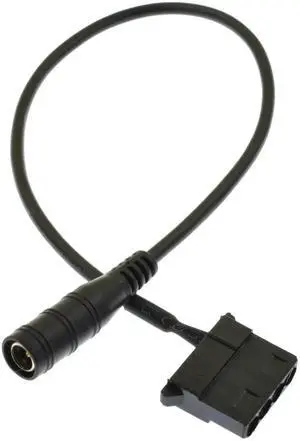 11.8 Inch DC Power Plug to 4-Pin Molex Adapter Cable, PC Cooling Fan Power Conversion Cord 11.8 Inch DC Power Plug to 4-Pin Molex Adapter Cable, PC Cooling Fan Power Conversion Cord