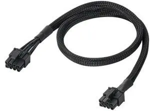 65cm Modular PCIe Power Cable Compatible with Seasonic, 8Pin Male to Dual 6+2Pin Male GPU Splitter Cable 65cm Modular PCIe Power Cable Compatible with Seasonic, 8Pin Male to Dual 6+2Pin Male GPU Splitter Cable