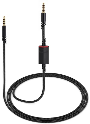 A40 Audio Cable Detachable Headset Cord with Inline Mic Mute Switch 3.5mm TRRRS 5-Pole Male to 3.5mm TRRS 4-Pole Male Cable Braided Nylon Copper Wire Gold-Plated Tips Black 6ft Long A40 Audio Cable Detachable Headset Cord with Inline Mic Mute Switch 3.5mm TRRRS 5-Pole Male to 3.5mm TRRS 4-Pole Male Cable Braided Nylon Copper Wire Gold-Plated Tips Black 6ft Long