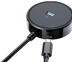 Type-C 4-in-1 USB Hub Multi-Port Adapter and USB Connectivity Expander for Laptop Tablet Smartphone and Desktop PC Peripheral Connections 1.2m Long Cable Type-C 4-in-1 USB Hub Multi-Port Adapter and USB Connectivity Expander for Laptop Tablet Smartphone and Desktop PC Peripheral Connections 1.2m Long Cable