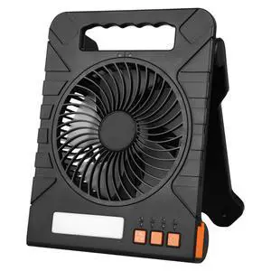 10000mAh Rechargeable Solar Fan LED Lantern 7 Inch Portable Cordless 4W 10000mAh Rechargeable Solar Fan LED Lantern 7 Inch Portable Cordless 4W