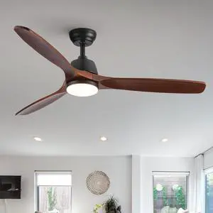 52" YUHAO Farmhouse Rustic LED Ceiling Fan with Remote Control 52" YUHAO Farmhouse Rustic LED Ceiling Fan with Remote Control