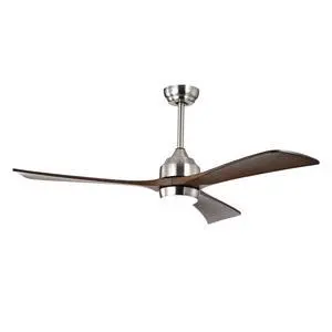 52" Ceiling Fan with Lights Remote Control,Quiet DC Motor 3 Wood Blade Ceiling Fans 6 Speed Levels,Reversible Ceiling Fan, for Patio Living Room, Bedroom, Office,Indoor.(Stain nickel + Walnut ) 52" Ceiling Fan with Lights Remote Control,Quiet DC Motor 3 Wood Blade Ceiling Fans 6 Speed Levels,Reversible Ceiling Fan, for Patio Living Room, Bedroom, Office,Indoor.(Stain nickel + Walnut )