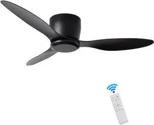 42" Flush Mount Ceiling Fan without light, 3 Reversible Blades, with 6 Speeds Reversible DC Motor,Low Profile Ceiling Fan with no light for Living Room Kitchen Bedroom 42" Flush Mount Ceiling Fan without light, 3 Reversible Blades, with 6 Speeds Reversible DC Motor,Low Profile Ceiling Fan with no light for Living Room Kitchen Bedroom