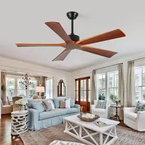 52 Inch Ceiling Fans and Remote, Wood Indoor Outdoor Ceiling Fan for Patios Living Room Bedroom 5 Blades DC Motor Mid Century Modern Wooden Fan 52 Inch Ceiling Fans and Remote, Wood Indoor Outdoor Ceiling Fan for Patios Living Room Bedroom 5 Blades DC Motor Mid Century Modern Wooden Fan