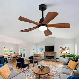 Black Ceiling Fans with Lights and Remote, 42 Inch Outdoor Ceiling Fan for Patios with Light 5 Blades Modern Ceiling Fan Noiseless Reversible DC Motor, Wood Fan for Farmhouse Black Ceiling Fans with Lights and Remote, 42 Inch Outdoor Ceiling Fan for Patios with Light 5 Blades Modern Ceiling Fan Noiseless Reversible DC Motor, Wood Fan for Farmhouse
