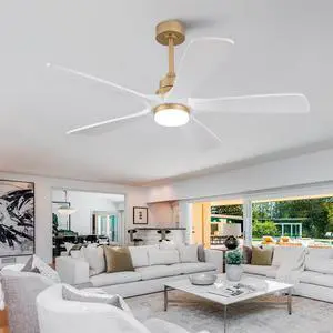 Hot sales 52 Inch Indoor Ceiling Fans With Lights and Remote Control, Dimmable LED, 5 Solid Wood Blades,Reversible DC Motor. Ceiling Fan with light for Bedroom, Living Room, Study Room Hot sales 52 Inch Indoor Ceiling Fans With Lights and Remote Control, Dimmable LED, 5 Solid Wood Blades,Reversible DC Motor. Ceiling Fan with light for Bedroom, Living Room, Study Room