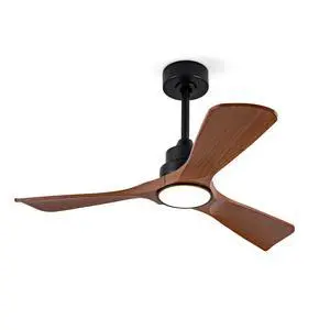 Hot sales 42 Inch Modern Black Ceiling Fan With Light 3 ABS Blades Remote Control Reversible DC Motor With Dimmable LED Hot sales 42 Inch Modern Black Ceiling Fan With Light 3 ABS Blades Remote Control Reversible DC Motor With Dimmable LED