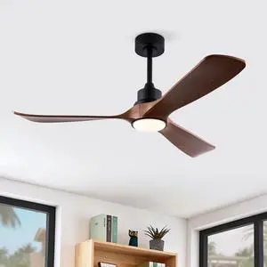 Hot sales 52 Inch Modern Ceiling Fan With 3 Color Dimmable 3 ABS Blades Remote Control Reversible DC Motor With Led Light Hot sales 52 Inch Modern Ceiling Fan With 3 Color Dimmable 3 ABS Blades Remote Control Reversible DC Motor With Led Light