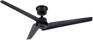 52''Flush Mount & Rod ABS 3 Blades Ceiling Fan with Remote Control No Lights, Modern Reversible DC Motor Indoor 3 Blades Ceiling Fans for Patio Bedroom Living Room-- Black 52''Flush Mount & Rod ABS 3 Blades Ceiling Fan with Remote Control No Lights, Modern Reversible DC Motor Indoor 3 Blades Ceiling Fans for Patio Bedroom Living Room-- Black