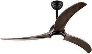 52" Solid Wood Blades Ceiling Fan, Indoor Ceiling Fan With Light with Remote Control, Noiseless Reversible Motor, 6 Speed ,3 Color , for Patio Living Room, Bedroom, Office,Indoor.(Matte Black) 52" Solid Wood Blades Ceiling Fan, Indoor Ceiling Fan With Light with Remote Control, Noiseless Reversible Motor, 6 Speed ,3 Color , for Patio Living Room, Bedroom, Office,Indoor.(Matte Black)