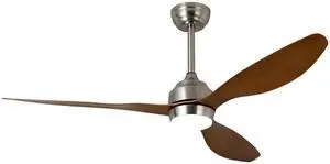 52" Ceiling Fan with Lights Quiet DC Motor 3 ABS Blade Ceiling Fans 6 Speed Levels,Reversible Ceiling Fan, for Patio Living Room, Bedroom, Office,Indoor.(Stain Nickel + Wood Gain ) 52" Ceiling Fan with Lights Quiet DC Motor 3 ABS Blade Ceiling Fans 6 Speed Levels,Reversible Ceiling Fan, for Patio Living Room, Bedroom, Office,Indoor.(Stain Nickel + Wood Gain )