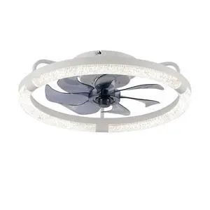 20" Ceiling Fans with Kit ,LED Light Source and Remote Control, 3000-6500K Dimmable Modern Flush Mount LED Fan Light, 6 Speeds, Quiet DC Motor For Living room, Bedroom,Kitchen----Matte White 20" Ceiling Fans with Kit ,LED Light Source and Remote Control, 3000-6500K Dimmable Modern Flush Mount LED Fan Light, 6 Speeds, Quiet DC Motor For Living room, Bedroom,Kitchen----Matte White