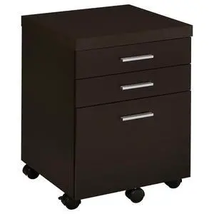 Cappuccino 3-Drawer File Cabinet Cappuccino 3-Drawer File Cabinet