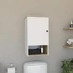 St. Angelo Medicine Cabinet, Two Internal Shelves, Single Door, One Shelf St. Angelo Medicine Cabinet, Two Internal Shelves, Single Door, One Shelf