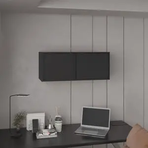Note 32"W x 13" H Wall Cabinet with Sliding Doors , Wall Shelf, Storage Cabinet, Bedroom, Office, Living Room, Garage Note 32"W x 13" H Wall Cabinet with Sliding Doors , Wall Shelf, Storage Cabinet, Bedroom, Office, Living Room, Garage
