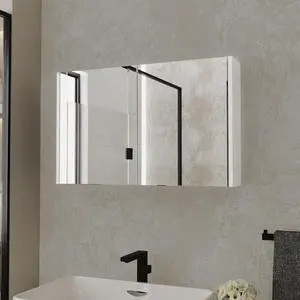 Medicine Cabinet Mansfield, Bathroom, White Medicine Cabinet Mansfield, Bathroom, White