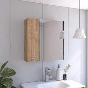 Medicine 23H" Double Door Cabinet,Four Interior Shelves, Pine Medicine 23H" Double Door Cabinet,Four Interior Shelves, Pine