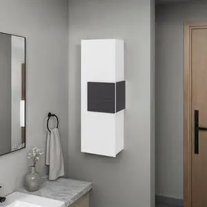 Magna Medicine 38"H Single Door Cabinet, Three Shelves, White Magna Medicine 38"H Single Door Cabinet, Three Shelves, White