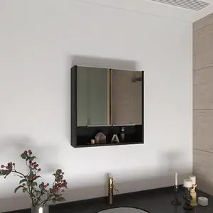 Ozark 24" Medicine Cabinet With Mirror, One Shelf Ozark 24" Medicine Cabinet With Mirror, One Shelf