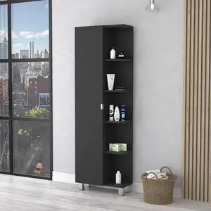 Los Angeles Linen Cabinet, Five Shelves, One Cabinet, Divisions Los Angeles Linen Cabinet, Five Shelves, One Cabinet, Divisions