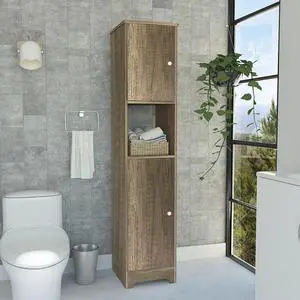Ibis Linen Cabinet, Double Doors, Four Interior Shelves, Two Cabinets -Light Oak Ibis Linen Cabinet, Double Doors, Four Interior Shelves, Two Cabinets -Light Oak