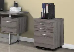 File Cabinet, Rolling Mobile, Storage Drawers, Printer Stand, Office, Work, Brown Laminate, Contemporary, Modern File Cabinet, Rolling Mobile, Storage Drawers, Printer Stand, Office, Work, Brown Laminate, Contemporary, Modern