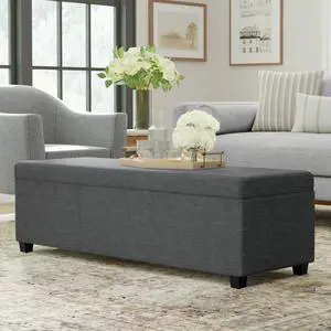 Lincoln Extra Large Storage Ottoman Bench Lincoln Extra Large Storage Ottoman Bench