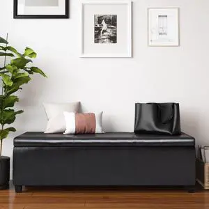 Lincoln Extra Large Storage Ottoman Bench Lincoln Extra Large Storage Ottoman Bench