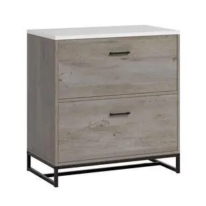 Lateral File with Full-Extension Slides, Brown finish Lateral File with Full-Extension Slides, Brown finish