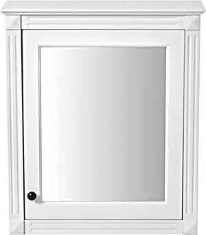 24'' x 27'' Wall Mounted Bathroom Storage Cabinet with Mirror, Medicine Cabinet with Height Adjustable Shelf, Over the Toilet Space Saver Cabinet 24'' x 27'' Wall Mounted Bathroom Storage Cabinet with Mirror, Medicine Cabinet with Height Adjustable Shelf, Over the Toilet Space Saver Cabinet