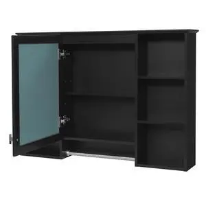 3-in-1 Bathroom Mirror Cabinet, 41-inch Wall Mounted Medicine Cabinet with Adjustable Shelf & Soft Close Door, High-Define Mirror with Storage for Bathroom Vanity 3-in-1 Bathroom Mirror Cabinet, 41-inch Wall Mounted Medicine Cabinet with Adjustable Shelf & Soft Close Door, High-Define Mirror with Storage for Bathroom Vanity
