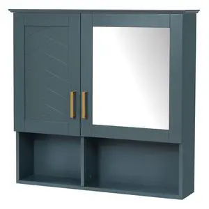 2-in-1 Bathroom Mirror Cabinet, 30 inch Wall Mounted Medicine Cabinet with Adjustable Shelves & Soft Close Doors, High-Define Mirror with Storage for Bathroom Vanity 2-in-1 Bathroom Mirror Cabinet, 30 inch Wall Mounted Medicine Cabinet with Adjustable Shelves & Soft Close Doors, High-Define Mirror with Storage for Bathroom Vanity