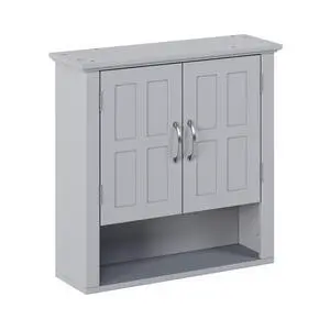 Bathroom Wall Storage Cabinet, Multi -functional Wall Mounted Cabinet with Adjustable Shelves, Medicine Cabinet for Laundry Room & Kitchen & Living Room, Gray Bathroom Wall Storage Cabinet, Multi -functional Wall Mounted Cabinet with Adjustable Shelves, Medicine Cabinet for Laundry Room & Kitchen & Living Room, Gray