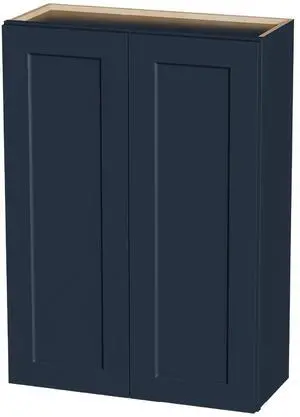 Navy Blue Shaker 30" Solid Wood Wall Cabinet Soft-Close Hinges, Adjustable Shelves, Double Door. Ideal for Kitchen, Bath, Laundry. (30"W x 12"D x 42"H) Navy Blue Shaker 30" Solid Wood Wall Cabinet Soft-Close Hinges, Adjustable Shelves, Double Door. Ideal for Kitchen, Bath, Laundry. (30"W x 12"D x 42"H)