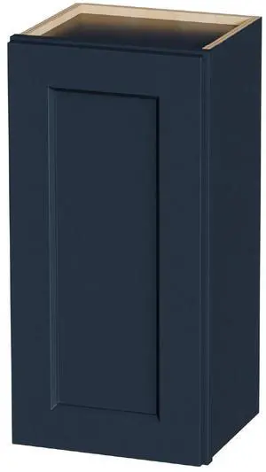 15" Navy Blue Shaker Wall Cabinet Solid Wood with 2 Adjustable Shelves Ready-to-Assemble for Kitchen, Bathroom, Laundry, and Garage Storage (15"W×12"D×30"H) 15" Navy Blue Shaker Wall Cabinet Solid Wood with 2 Adjustable Shelves Ready-to-Assemble for Kitchen, Bathroom, Laundry, and Garage Storage (15"W×12"D×30"H)