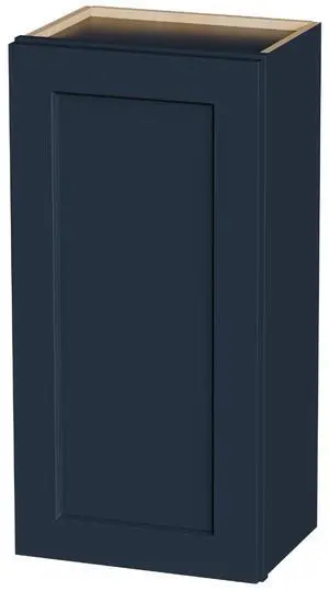 18" Navy Blue Shaker Wall Cabinet Solid Wood with 2 Adjustable Shelves Ready-to-Assemble for Kitchen, Bathroom, Laundry, and Garage Storage (18"W×12"D×36"H) 18" Navy Blue Shaker Wall Cabinet Solid Wood with 2 Adjustable Shelves Ready-to-Assemble for Kitchen, Bathroom, Laundry, and Garage Storage (18"W×12"D×36"H)