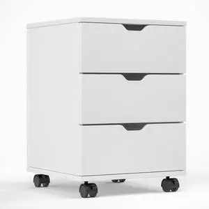 3-Drawer Vertical Filing Cabinet Rolling Wood Mobile File Cabinets Under Desk for Home Office with Casters (Fully Assembled) 3-Drawer Vertical Filing Cabinet Rolling Wood Mobile File Cabinets Under Desk for Home Office with Casters (Fully Assembled)