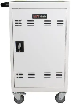 30+2Bay Mobile School Charging Cart Station for Chromebook, Tablet and Laptop Computer with Power Strip Included, Assembly Required-WHITE 30+2Bay Mobile School Charging Cart Station for Chromebook, Tablet and Laptop Computer with Power Strip Included, Assembly Required-WHITE