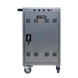 Mobile Charging Cart and Cabinet for Tablets Laptops 35-Device (B30PLUS)-Silver Mobile Charging Cart and Cabinet for Tablets Laptops 35-Device (B30PLUS)-Silver